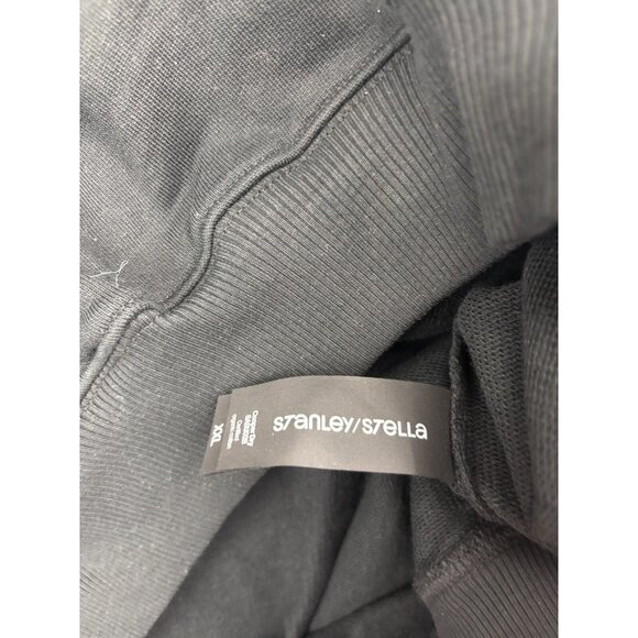 Stanley Stella Hoodie Men's XXL Black Fleece Maximus Pullover Sweatshirt - Picture 7 of 9